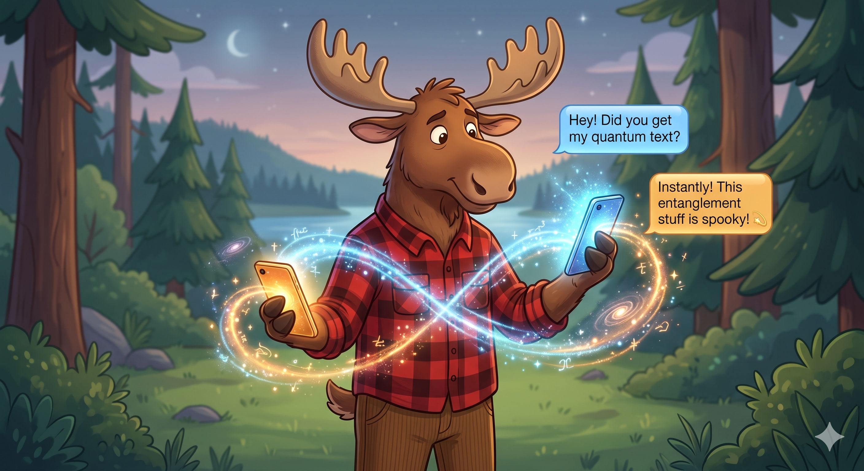 Quantum Entangled Cellphone — Dark Underlord's satirical invention by Strategic Crypto Reserve