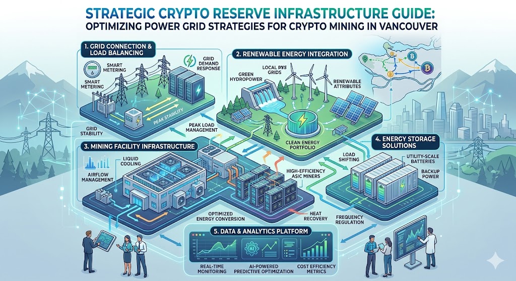Best power grid strategies for crypto mining in Vancouver — Strategic Crypto Reserve infrastructure guide illustration